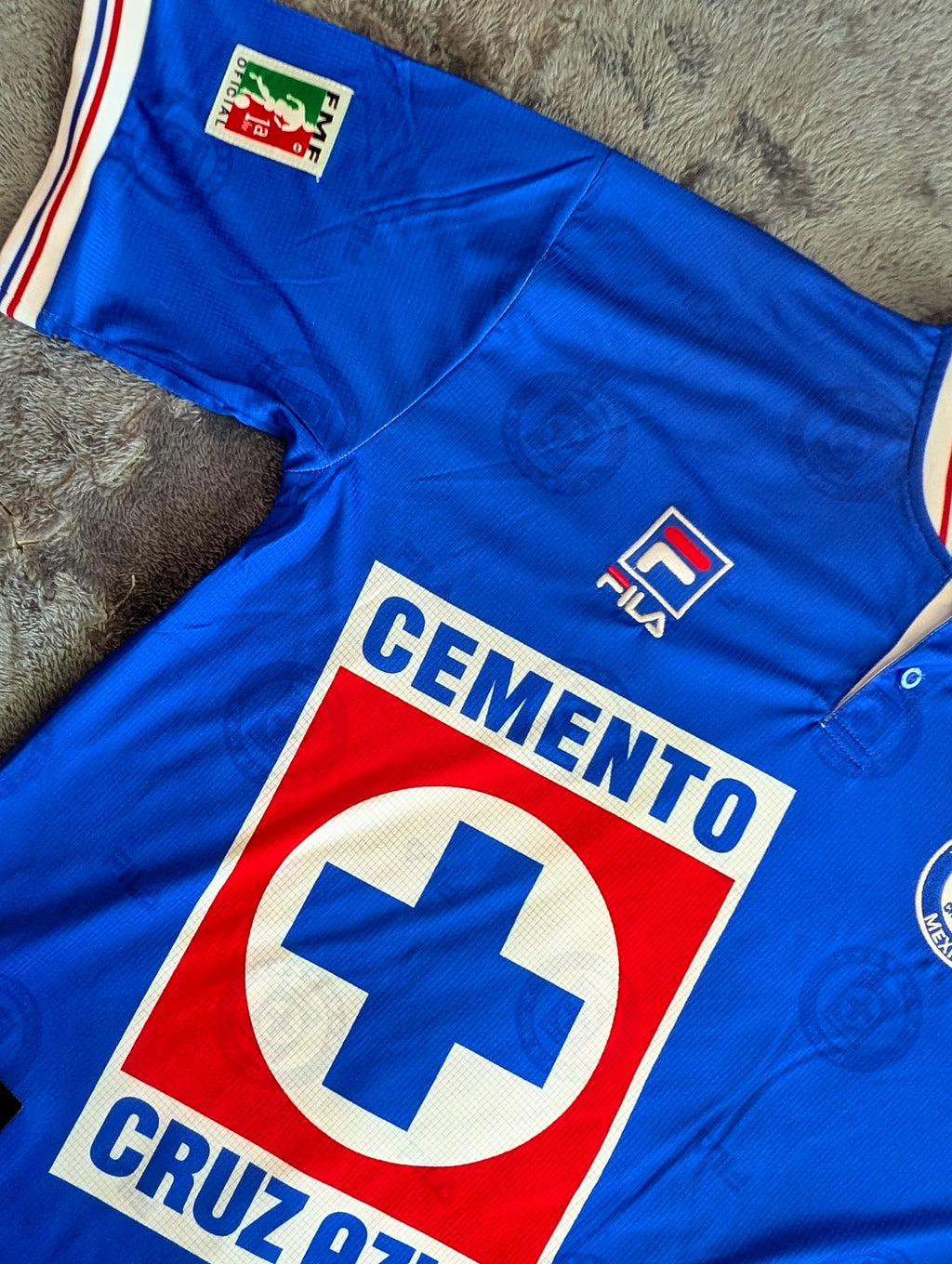JERSEY RETRO INTERVENIDO CRUZ AZUL X PEPSIMAN